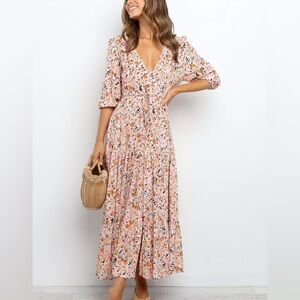Petal and pup Kelda dress-beige XL NWT